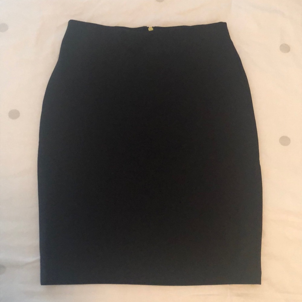 Black pencil skirt